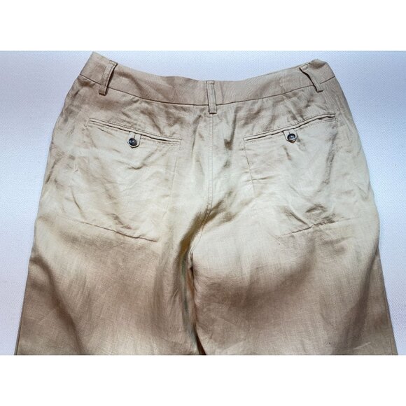 Sean John Mens Straight Relaxed Pants Size 34 Beige Flat Front Pockets Casual - Picture 11 of 13